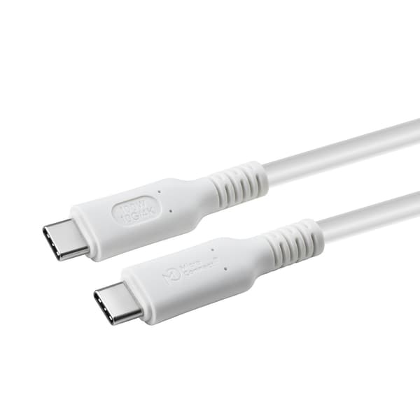 MicroConnect USB-C til USB-C kabel 1m, 100W, 10Gbps, 4K60Hz Gen2 - Understøtter 10 Gbps data 5~20V/5A + E-Mark 100W strøm