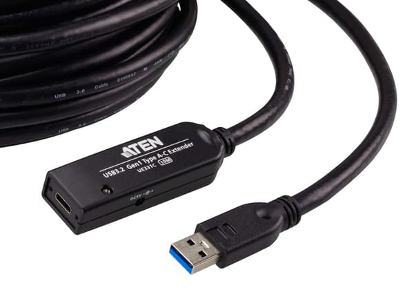 ATEN UE331C - USB-forlængerkabel - USB til 24-bens USB-C - 10 m