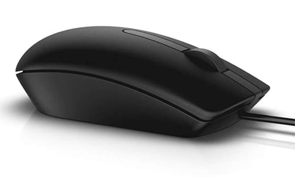 Dell Ms116 Mus Ambidextrous Usb Typ-A Optisk 1000 Dpi
