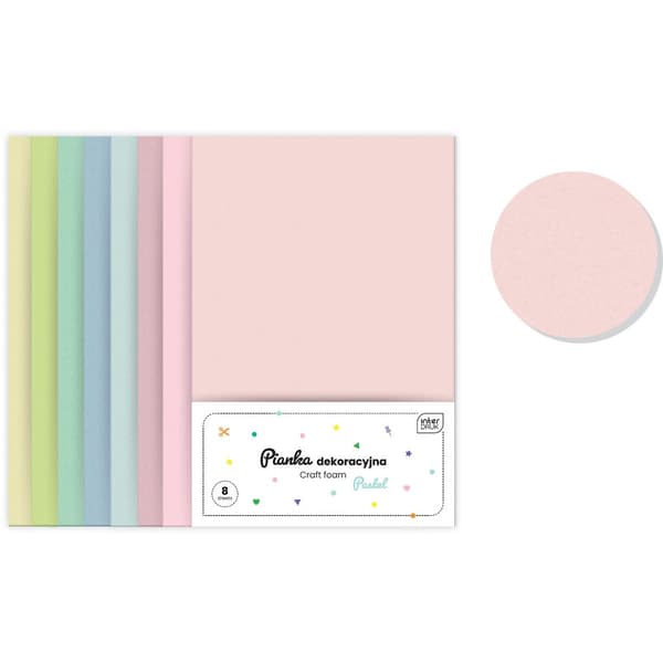Dekorativt skum pastel