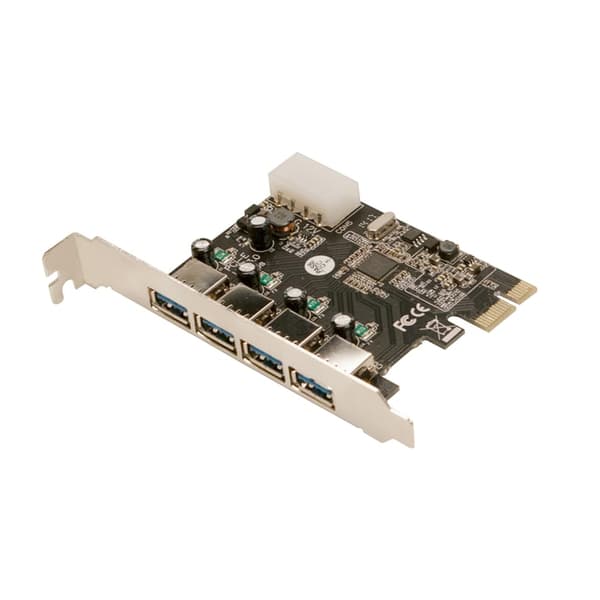 LogiLink USB 3.0 4-Port PCI Express-kort - USB-adapter - PCIe 2.0 - USB 3.0 x 4