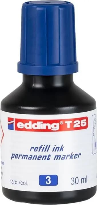 Edding Bläck för permanenta märkpennor e-T 25 EDDING, blå