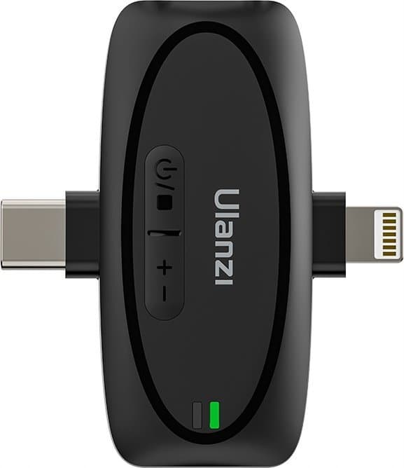 Ulanzi Mikrofon 2x Ulanzi Trådlös Mikrofon 3i1 - USB Typ-C iPhone Lightning 3.5mm/V6