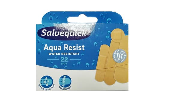 Salvequick Slices Aqua Resist vandtæt 1op-22stk