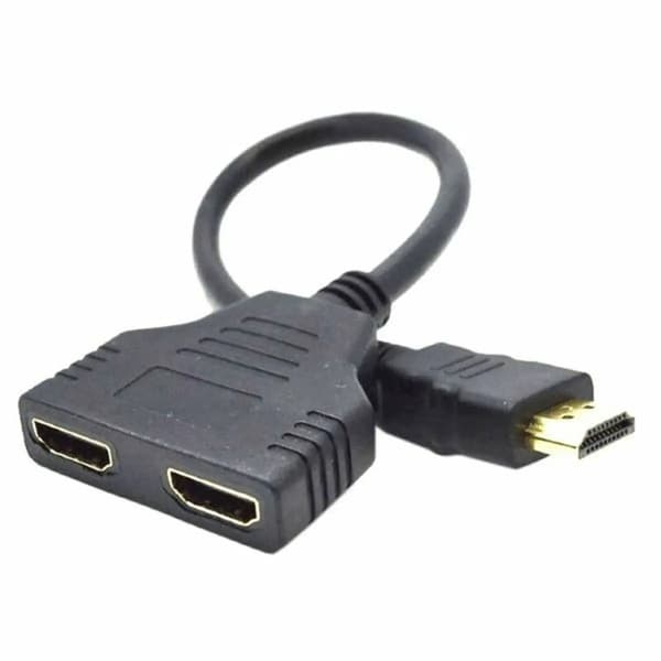 HDMI til dobbelt HDMI-adapter GEMBIRD DSP-2PH4-04 Sort