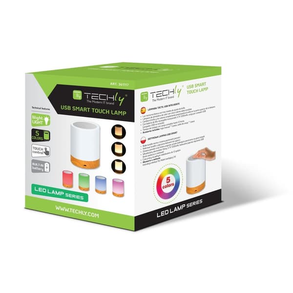 Techly Langaton RGB Kosketusvalo