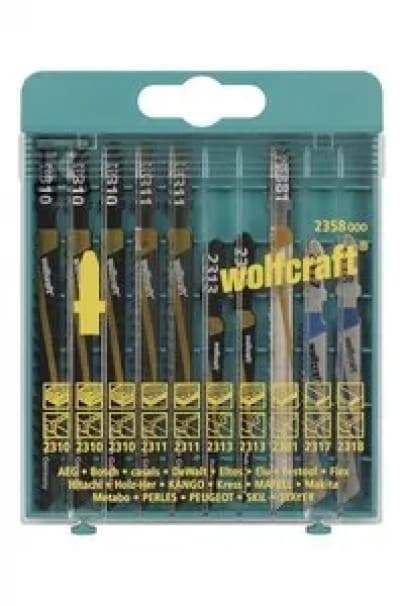 10 Wolfcraft sågblad - T-fäste