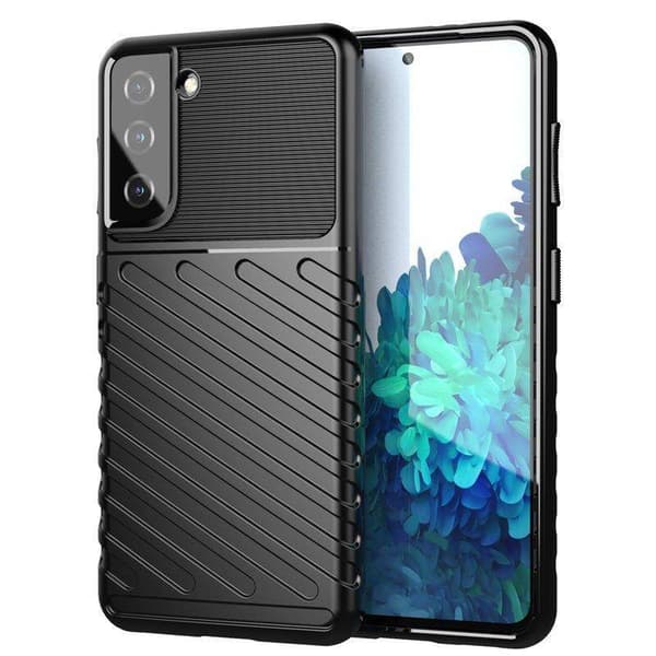 Thunder Case Cover til Samsung Galaxy A14 5G Silikone Armor Cover sort