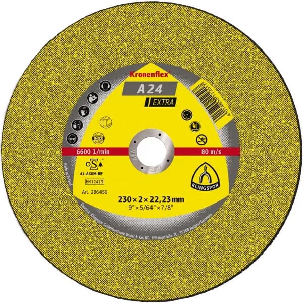 SHIELD FLEX 41 125x2,5x22,2 A 24 EXTRA KLINGSPOR (pakkaus - 25 kpl)