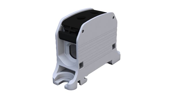 Gevindskinneadapter Al/Cu STB 50 (87310) SIMBLOCK sort 81001007