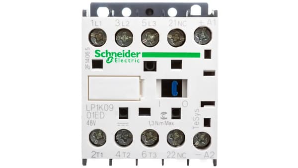 Effektkontaktor 9A 3P 48V DC 0Z 1R LP1K0901ED