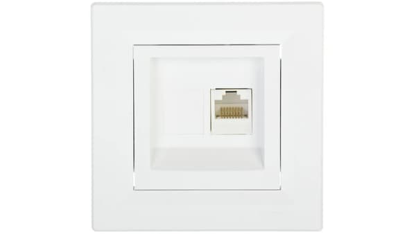 Schneider Electric Computerstik ASFORA enkelt RJ45 kat.5e hvid - EPH4300121