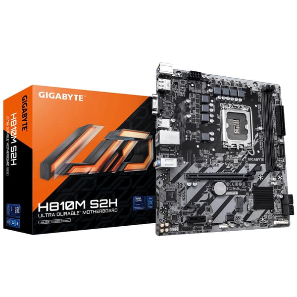 Gigabyte H810M S2H - moderkort - mikro ATX - LGA1851 Socket - H810