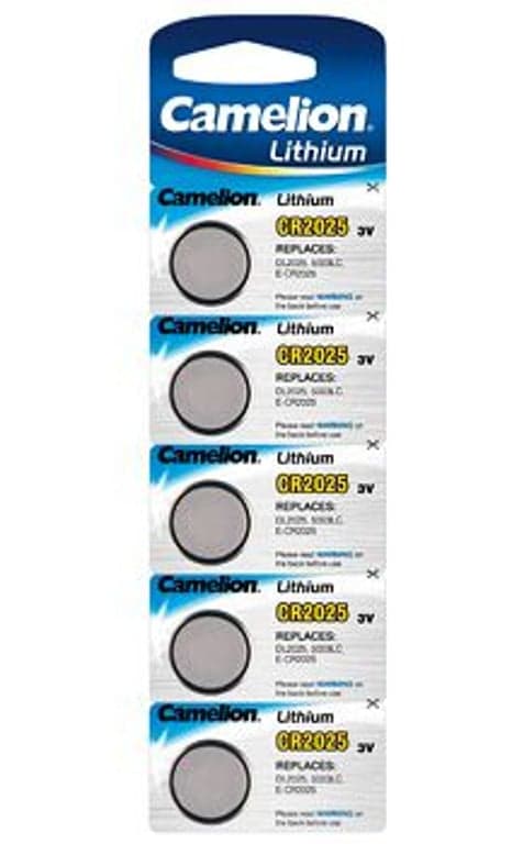 Batteri Camelion CR2025 Lithium (5 stk.)