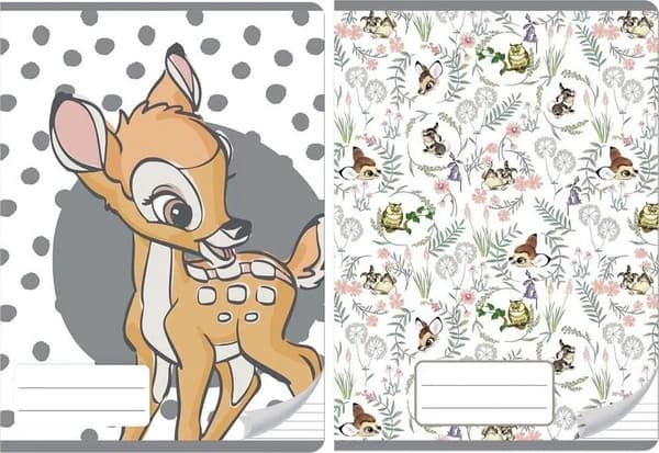 Notesbog A5/32K Bambi-linje (10 stk.)
