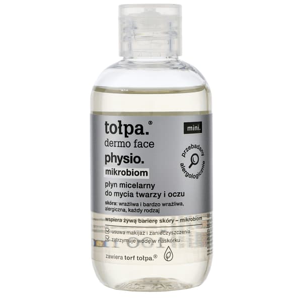 TOLPA Dermo Face Physio Microbiom Micellär Ansikts- och Ögonrengöring 100 ml (mini)