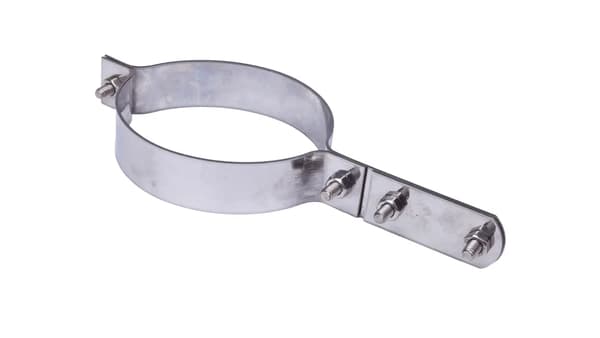 Nedløbsrørsholder dyppet fi 100mm rustfrit stål 64.10/S NI /96411005/