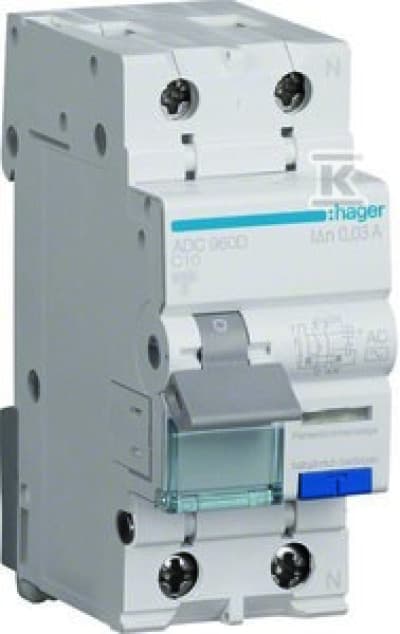 INCL.ROZ.10A, CH.C,30MA,6KA, TYPE AC,2BIE