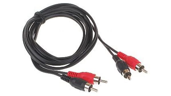 Kaapeli 2 x RCA - 2 x RCA 1,8m