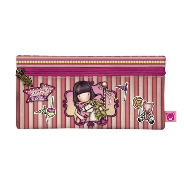 Penalhus Gorjuss Carousel Laks (22 x 11 x 1,5 cm)
