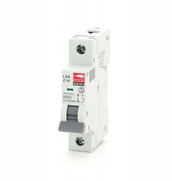 Strømafbryder, sikring KOOP Elektro C10A LSS C16 1P