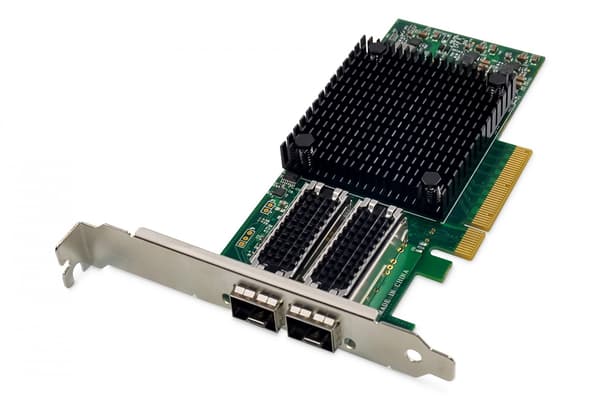 DIGITUS - netværksadapter - PCIe 3.0 - 25 Gigabit SFP28 x 2