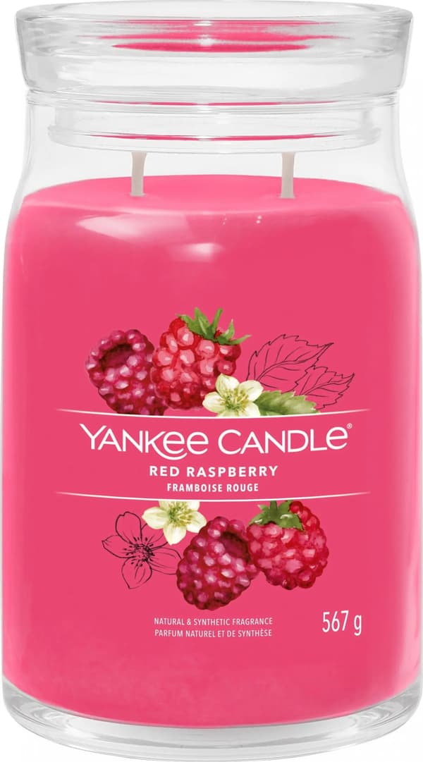 Yankee Candle Signature Red Raspberry Light Large 567g