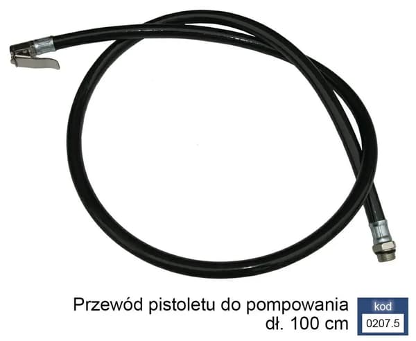 ADLER VIZIEK TIL PIST. MED TRYKMANOMETER 100cm