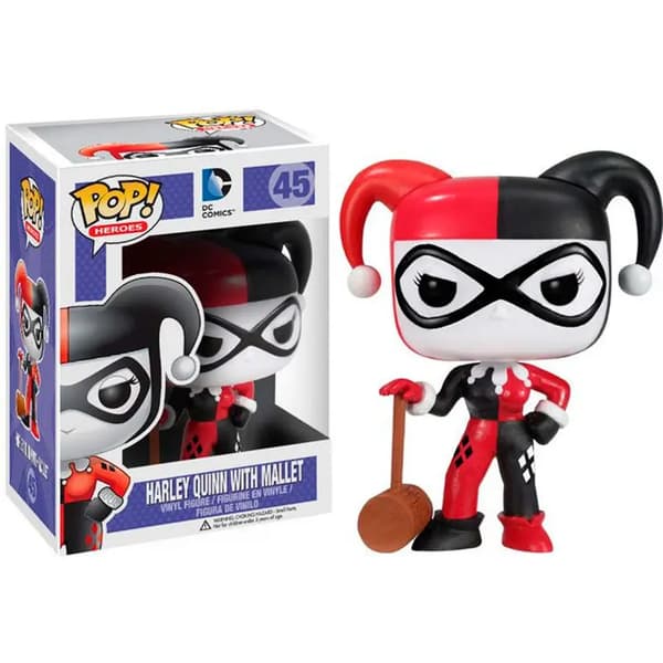 POP DC Harley Quinn med hammer Eksklusiv