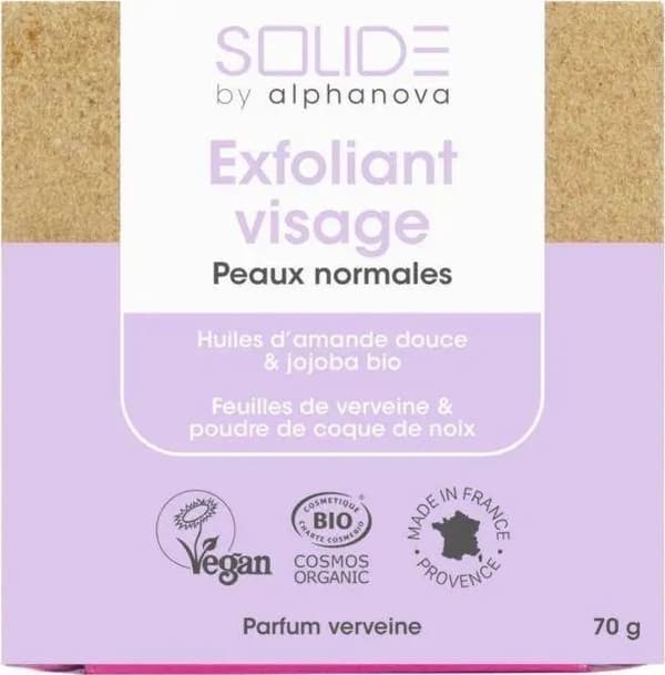 ALPHANOVA SOLIDE Alphanova Solide, Peeling ansigtsrense-kube, 75g