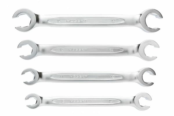 Högert Technik Rengasavainsarja, leikattu, 4 kpl, 8-17 mm HT1W730