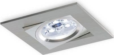 BPM Lighting halogenöglan BPM 1x50W GU5.3 MR16 aluminium (A3000)