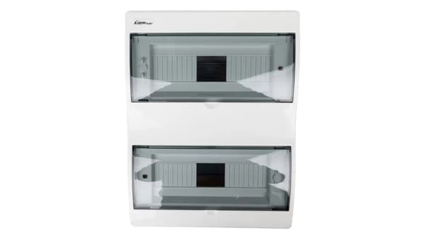 2x12 udenpåliggende modulært tavle IP40 RN-24 WAVE 7.5