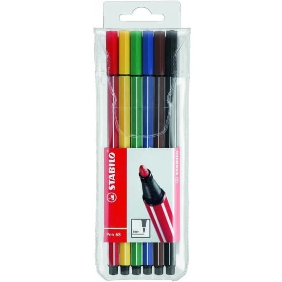 Stabilo PEN 68 tuschpennor 6 st (6806/EN K_)