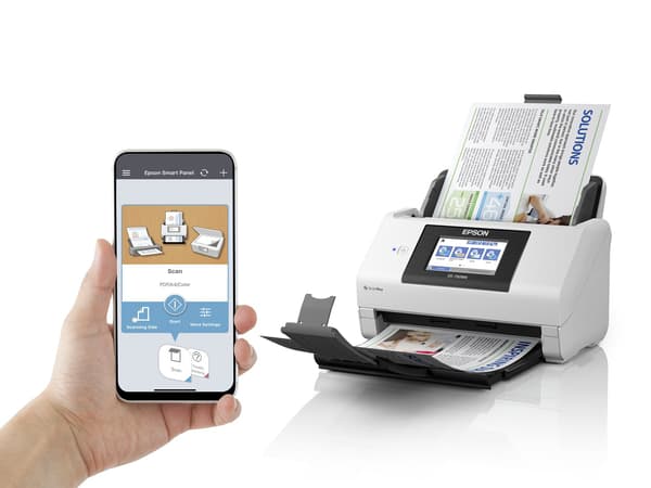 Epson Workforce Ds-790Wn Arkmatad Skanner 600 X 600 Dpi A4 Svart, Vit
