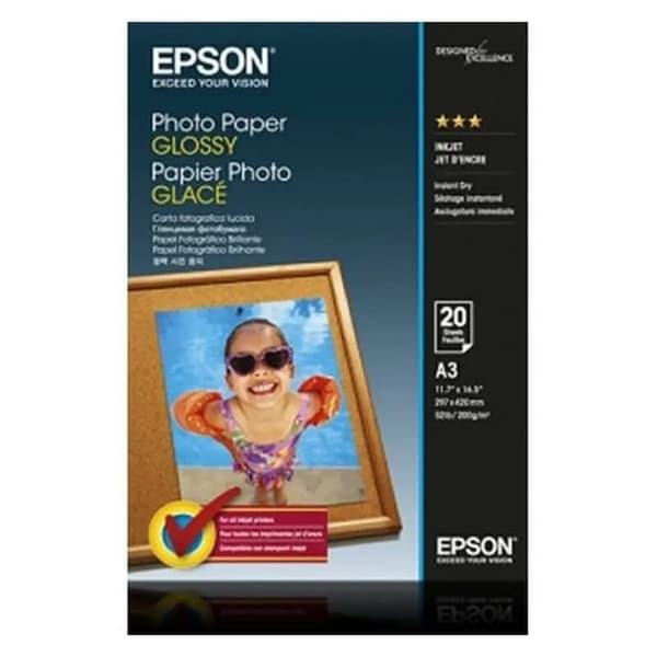 A3 Satin Fotopapper (20 ark) Epson C13S042536