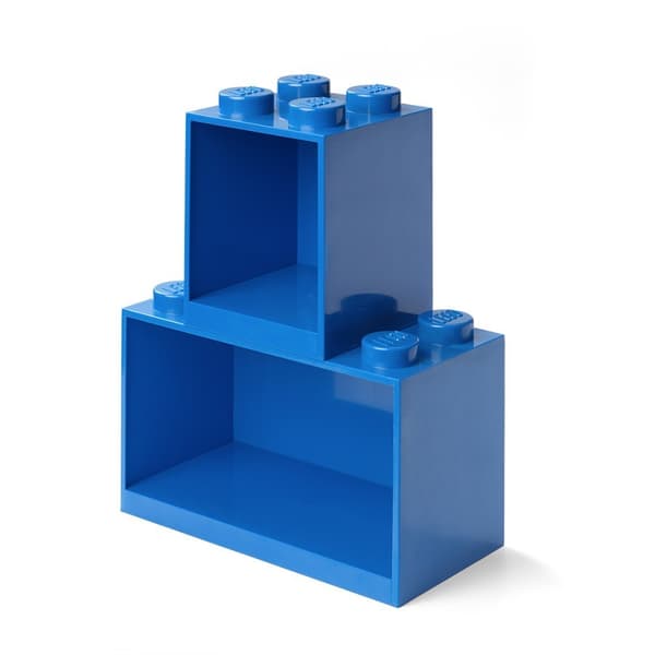 Lego Palikka 4 & 8 nupin setti 2 kpl sininen