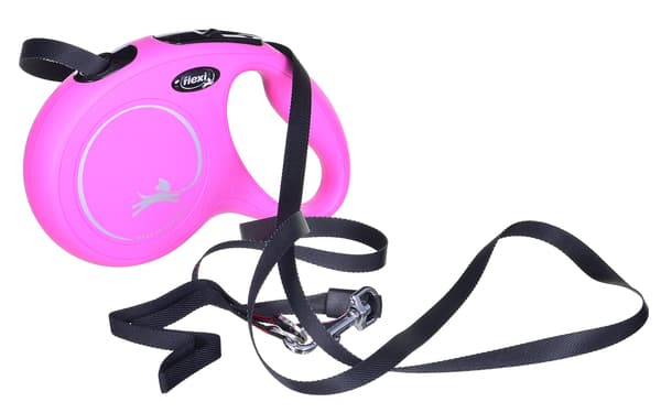 Hundkoppel Flexi NEW CLASSIC 5m Rosa Storlek M