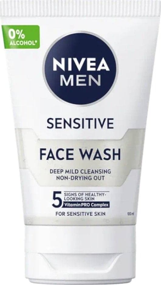 Nivea_men Sensitive Face Wash ansigtsgel 100ml