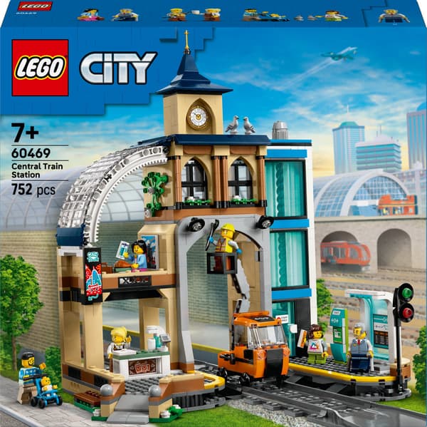 Byggesæt LEGO® City Central Togstation 60469