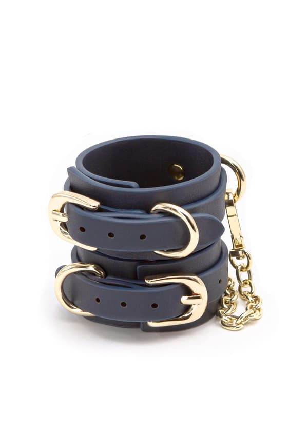 BONDAGE COUTURE HÅNDJERN BLÅ