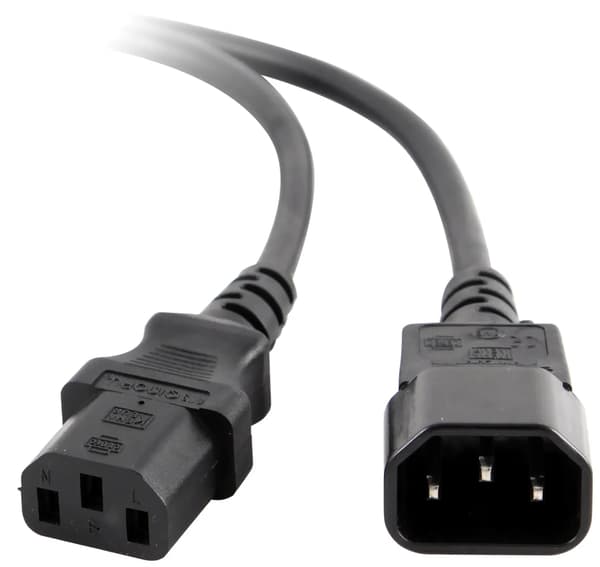 Virtajohto Lanberg CPU IEC320 Musta