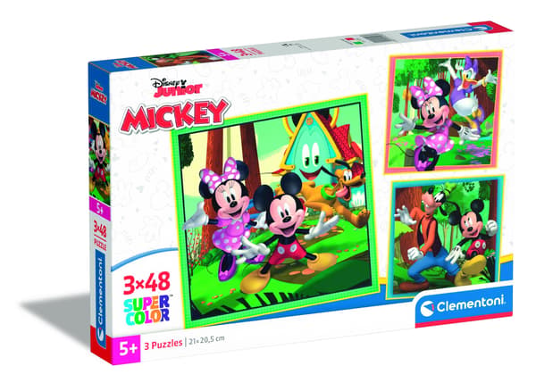 Disney Musse Pigg pussel 3x48 bitar