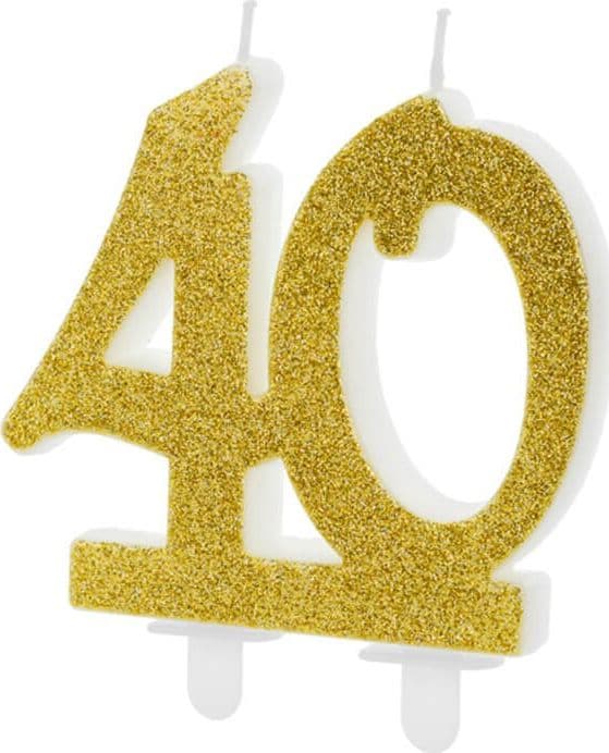 Party Deco kage til 40 stykker med solid glimmer - 1 stk universal