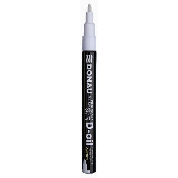 Donau Oljemarkör D-Oil Rund 2,2 mm Vit