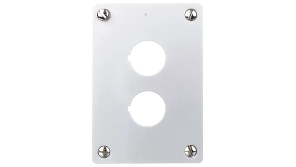 Frontplade til planforsænket montering 2-huller 22mm M22-E2 216543
