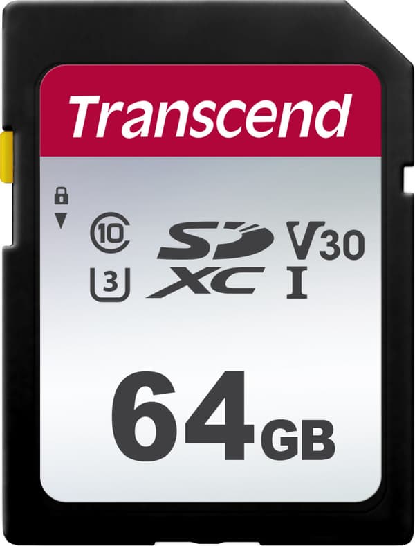 Transcend SDXC 300S 64GB luokka 10 UHS-I U1