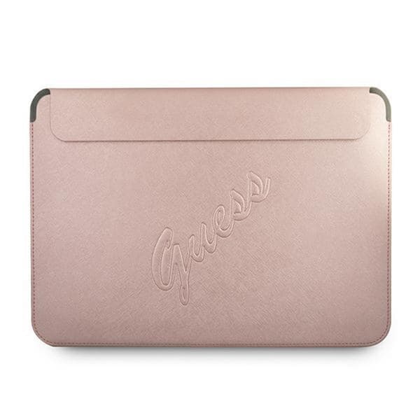 Guess Sleeve GUCS13PUSASPI 13\" pink/pink Saffiano Script