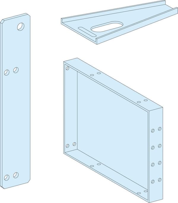 PrisaSet Bagplade 150mm IP55 LVS08392