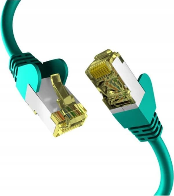 EFB Cat6a GRØN 0.25m S/FTP patchkabel PIMF